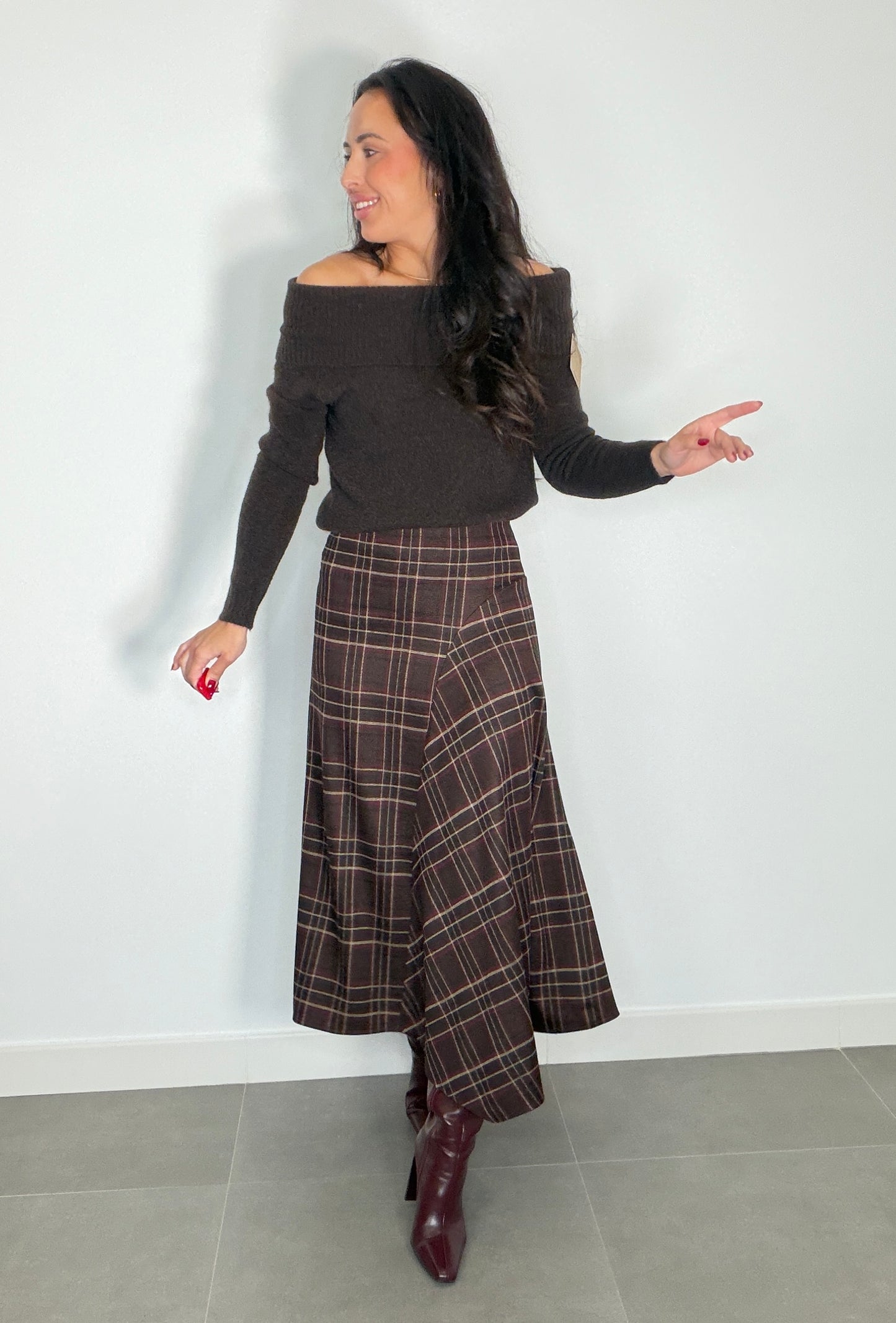 Falda CUADROS CATALINA