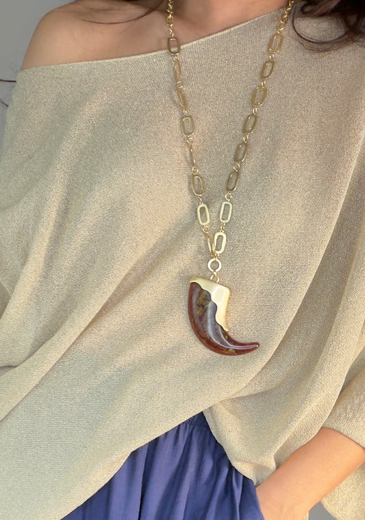 Colgante LARGO CUERNO