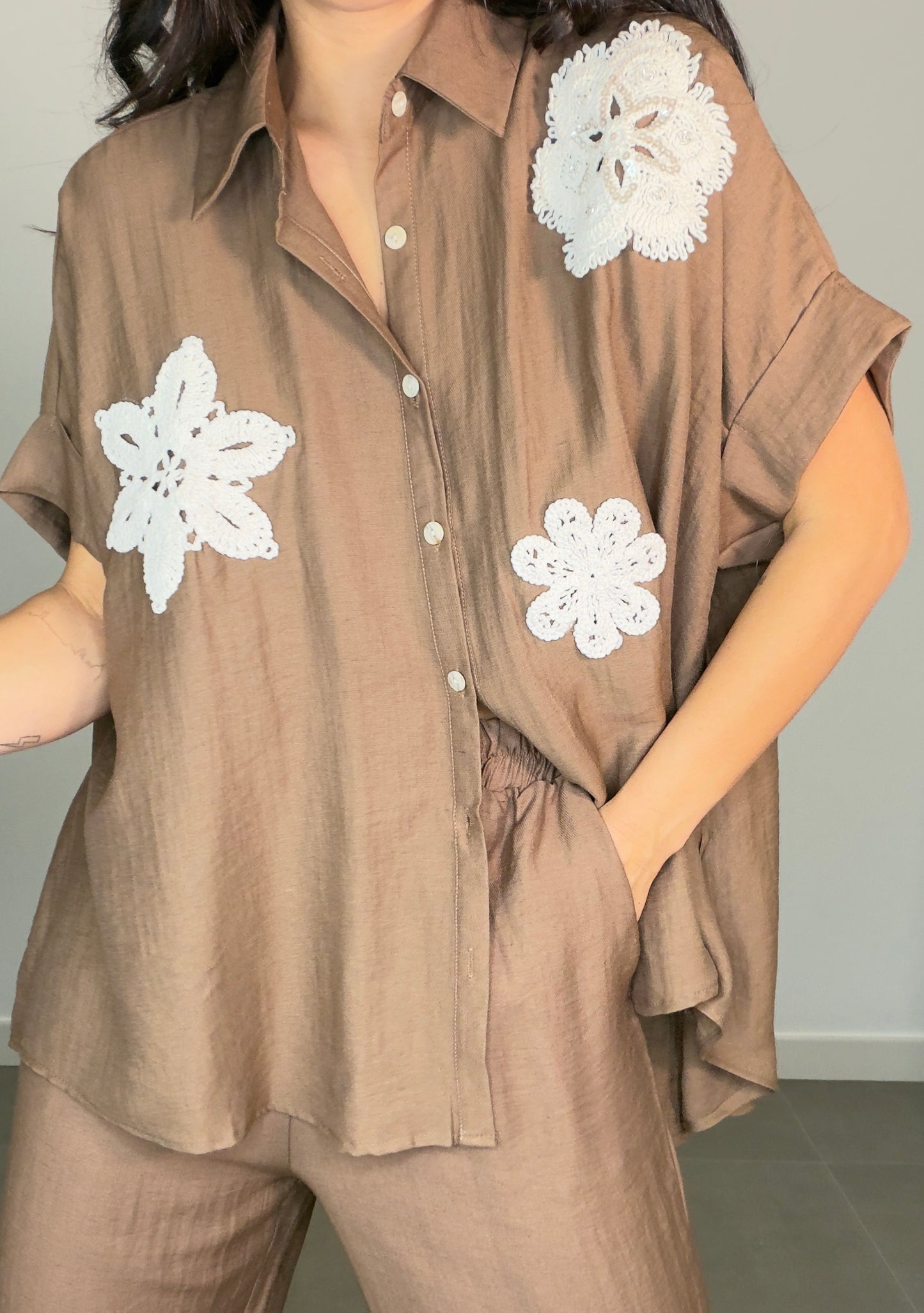 Conjunto FLOR CROCHÉ