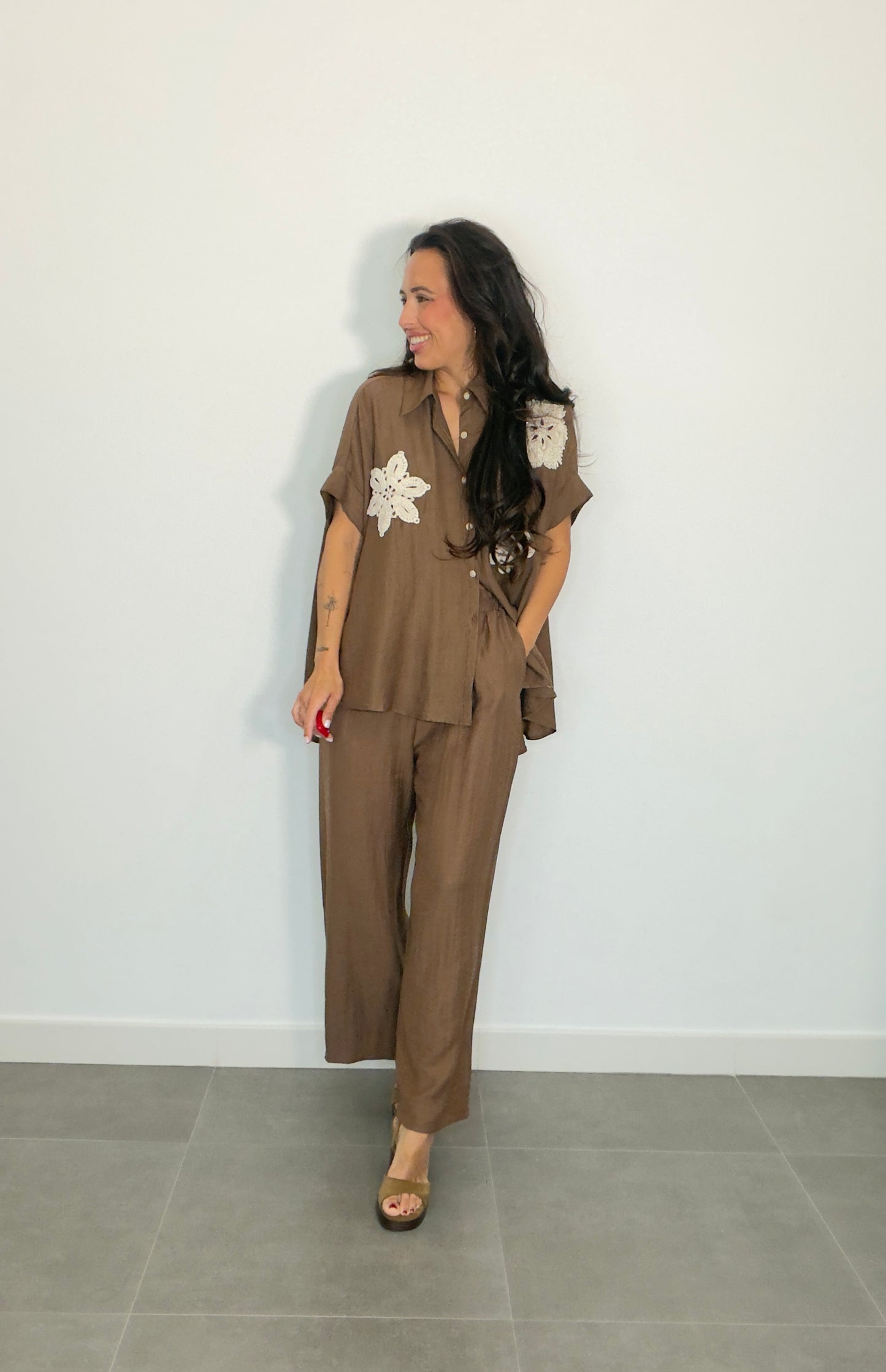 Conjunto FLOR CROCHÉ