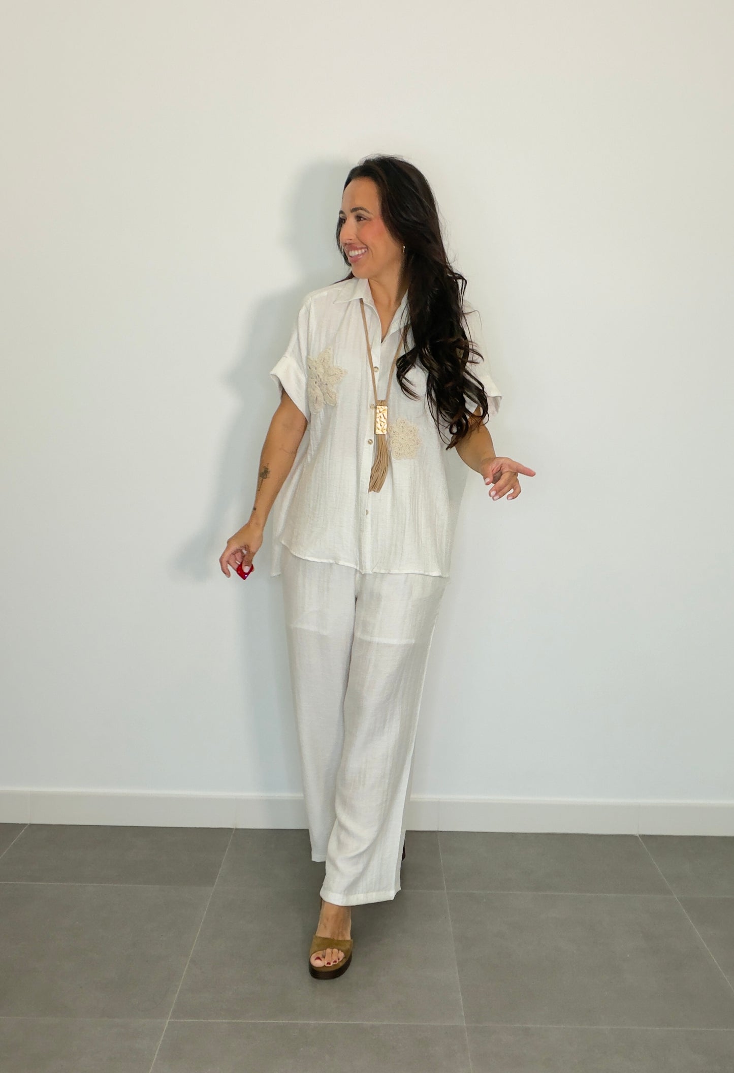 Conjunto FLOR CROCHÉ