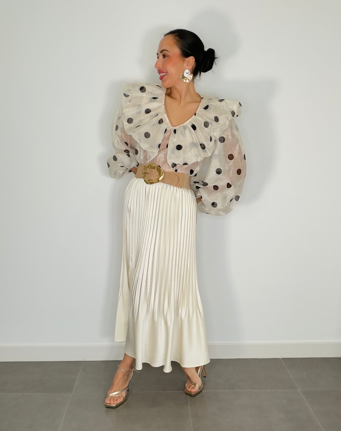 Falda SATINADA LINES