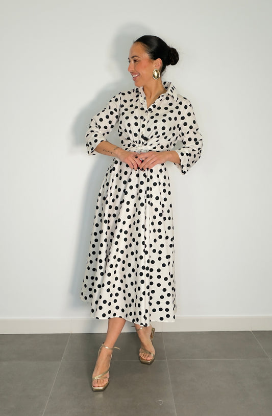 Vestido CAMISERO LUNARES