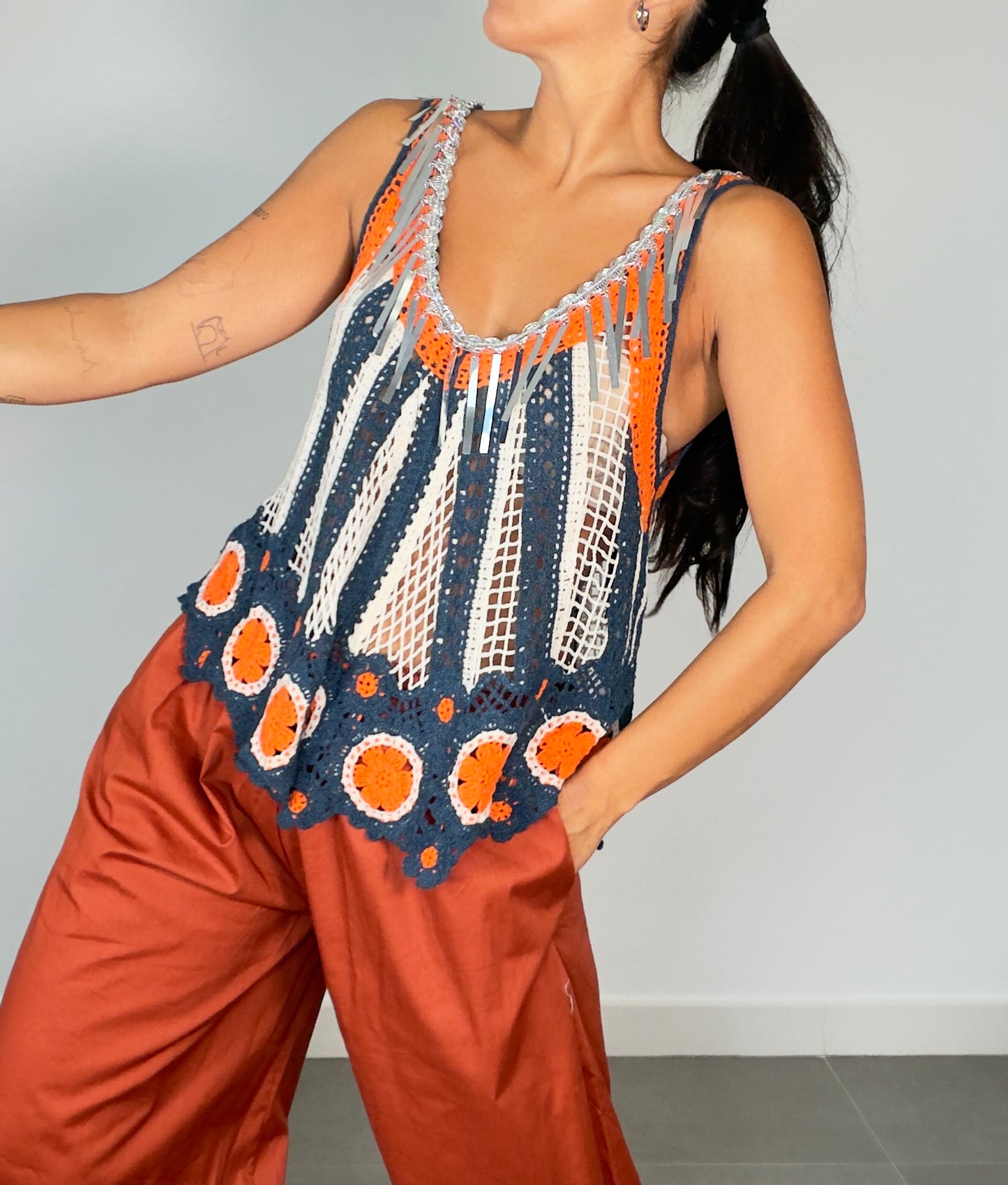 Camiseta CROCHÉ RIYA