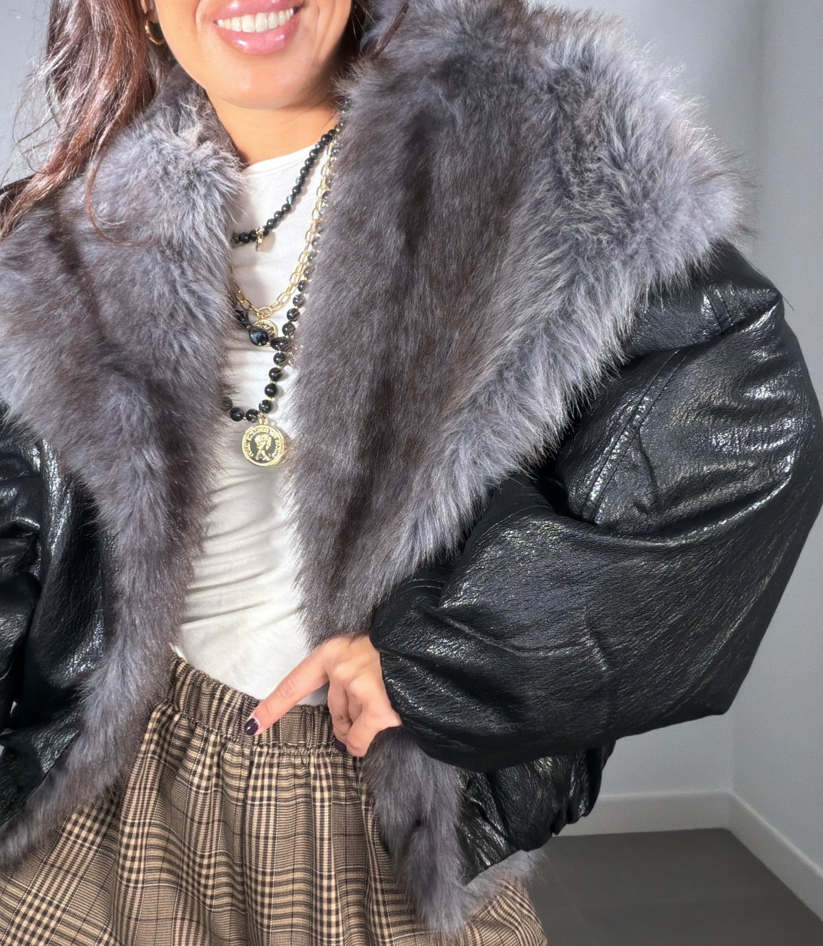 Chaqueta REVERSIBLE PELO