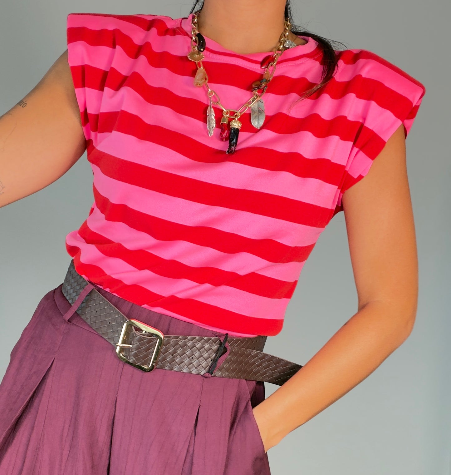 Camiseta RAYAS HOMBRERAS