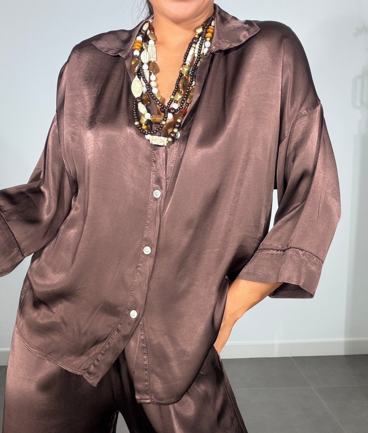 Camisa SATINADA BASIC