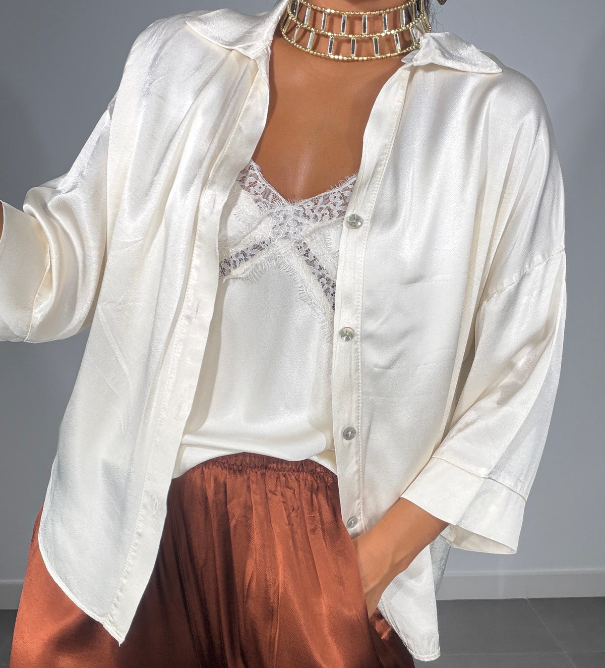 Camisa SATINADA BASIC