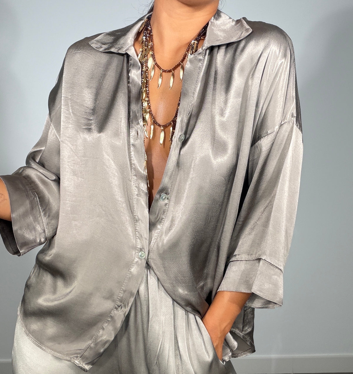Camisa SATINADA BASIC