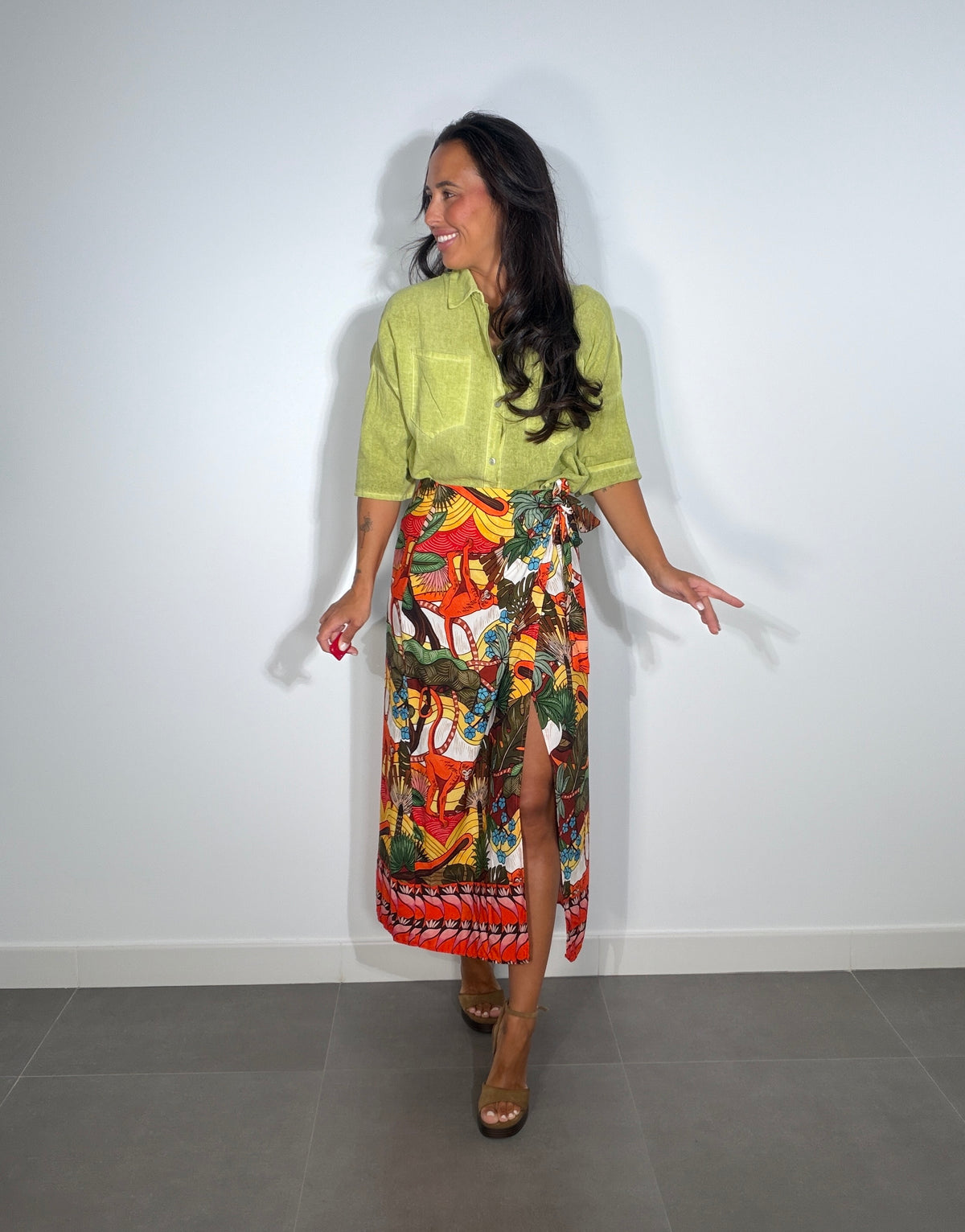 Falda PAREO TROPIC