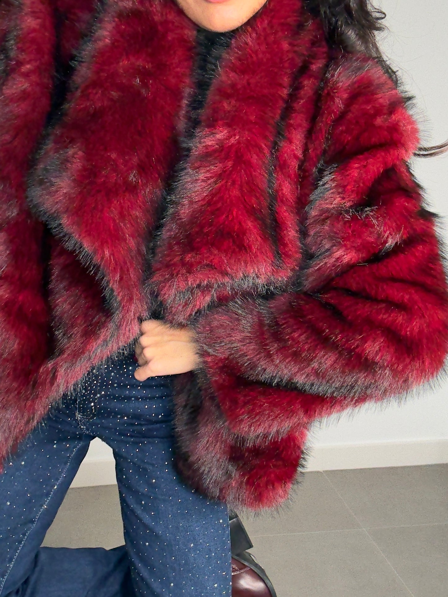 Chaqueta CRUZADA PELO CORTA
