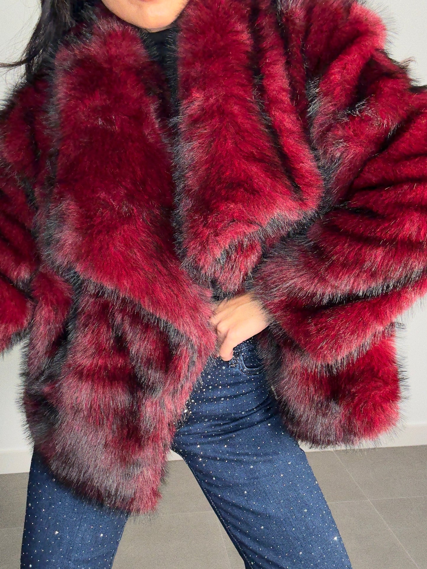 Chaqueta CRUZADA PELO CORTA