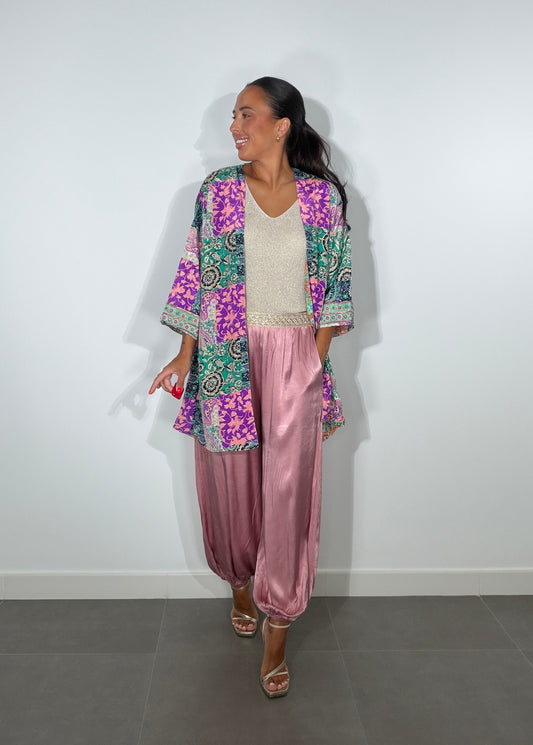 Kimono CORTO FLORES