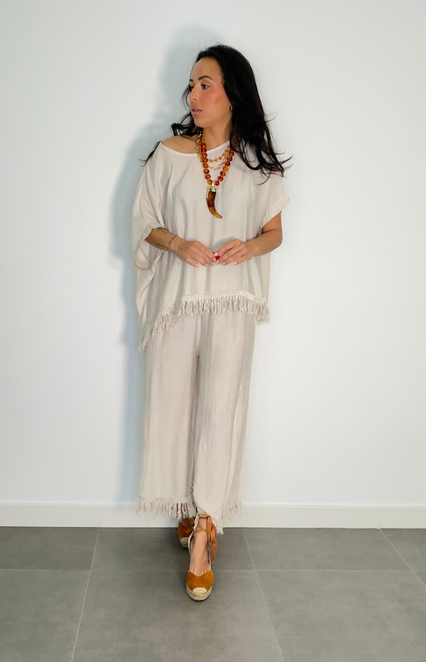 Conjunto EFECTO BAMBÚLA FLECOS