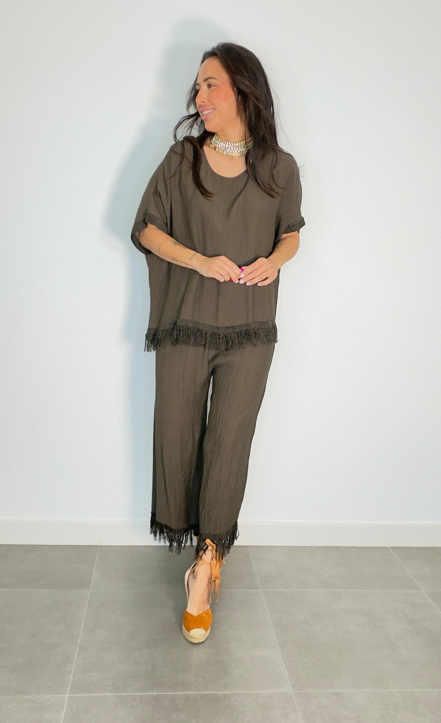 Conjunto EFECTO BAMBÚLA FLECOS