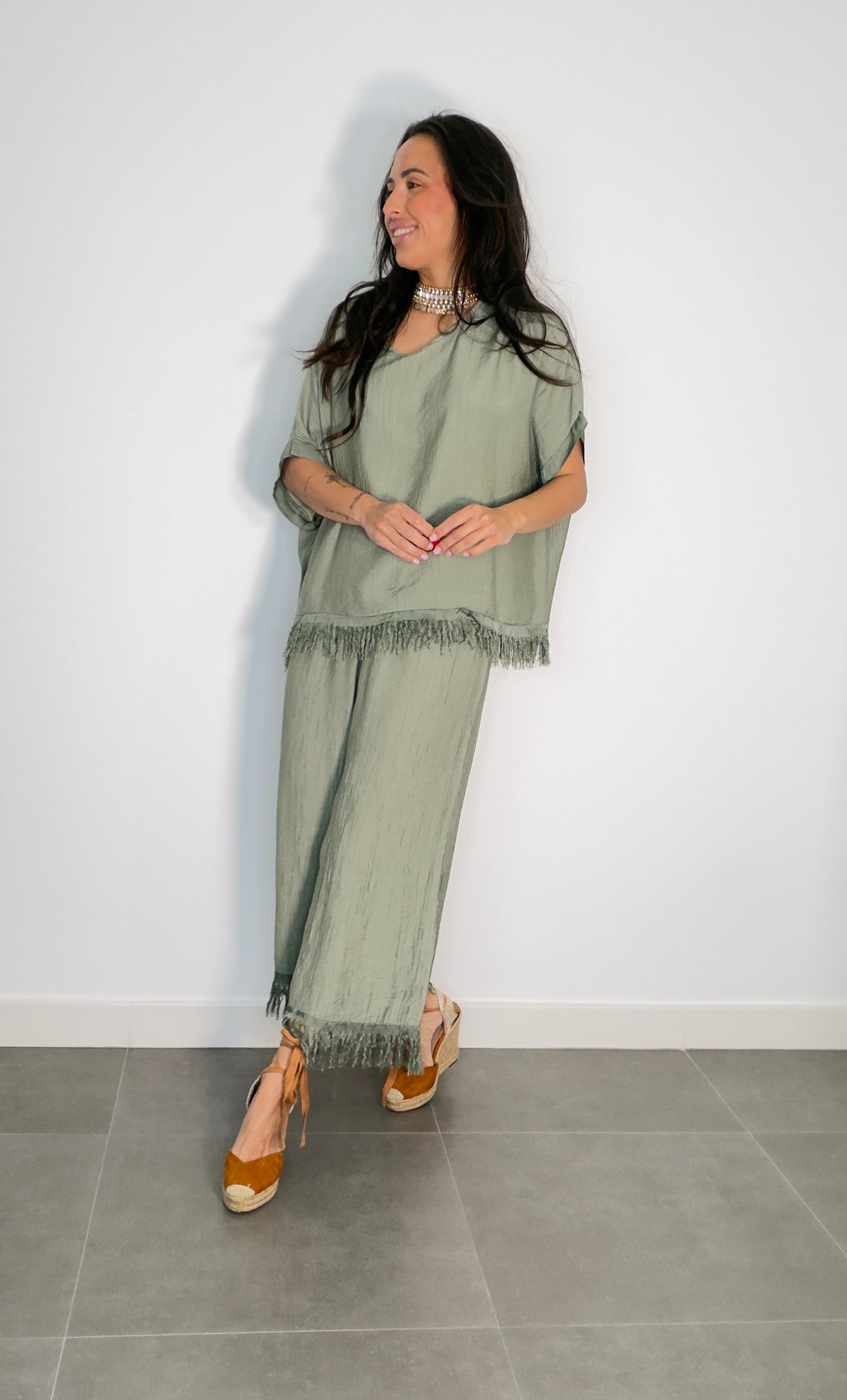 Conjunto EFECTO BAMBÚLA FLECOS