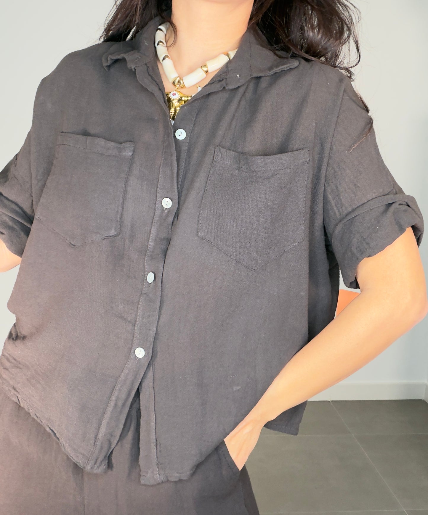 Camisa LINO ALONDRA