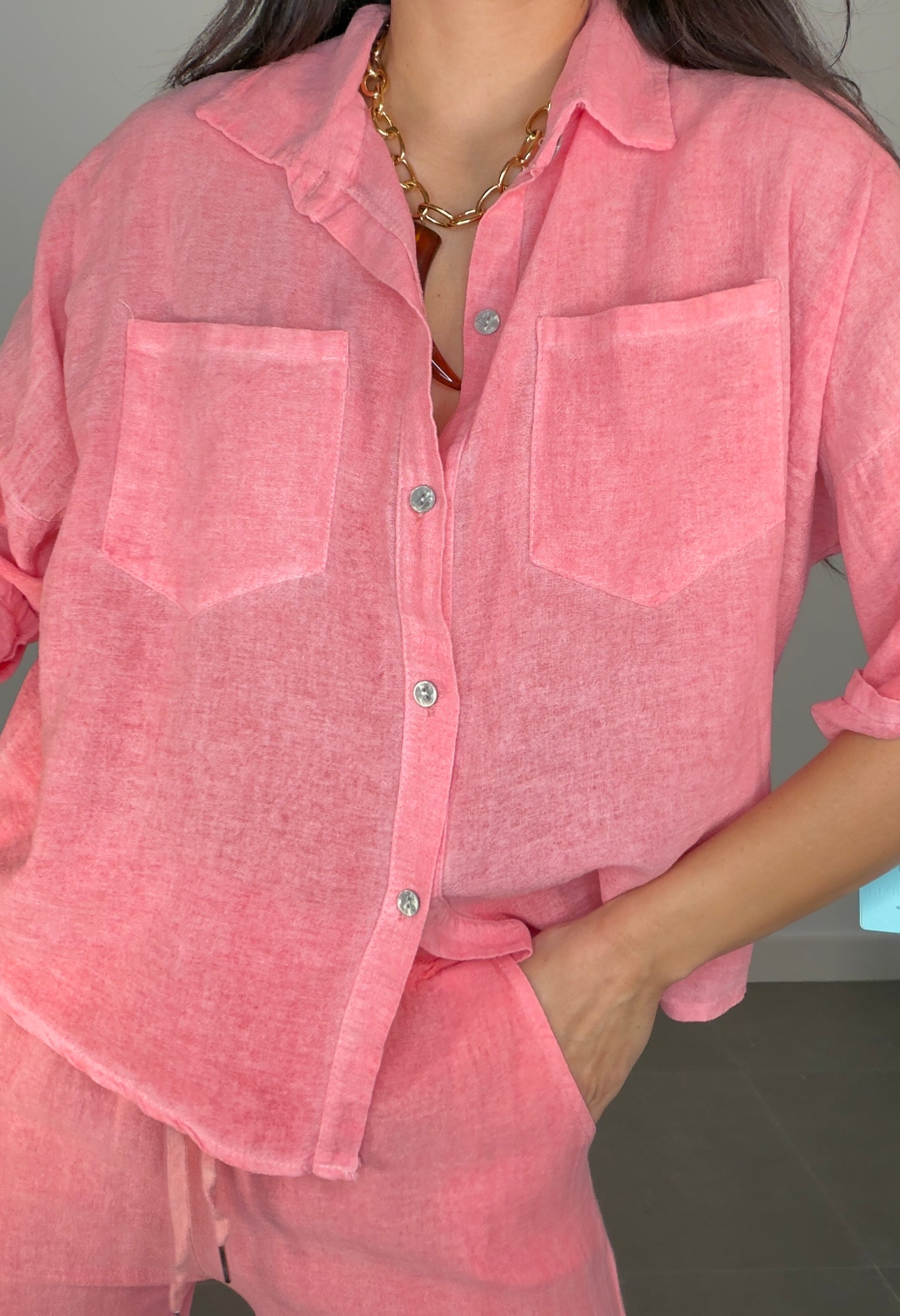 Camisa LINO ALONDRA