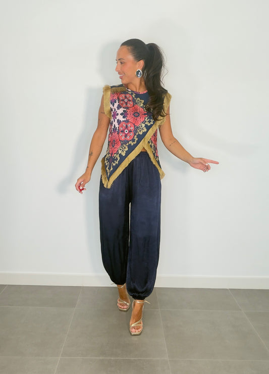 Pantalón BOMBACHO SATINADO