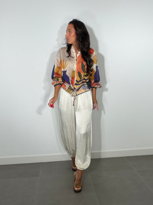 Pantalón BOMBACHO SATINADO