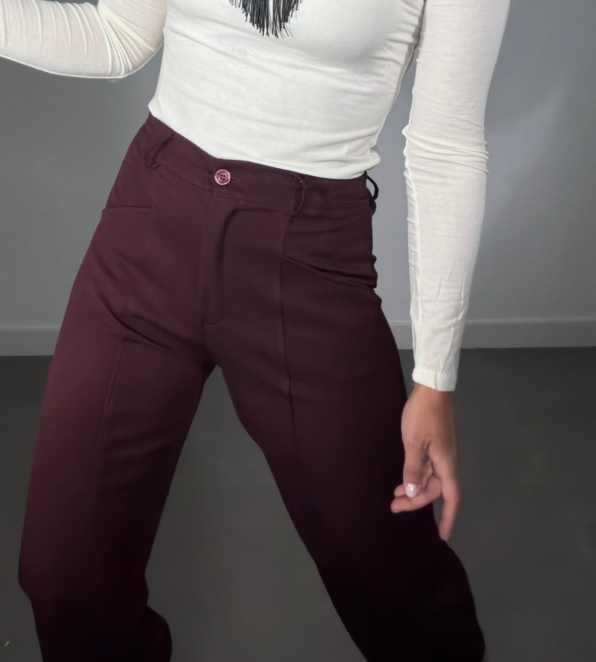 Pantalón BARREL RAYA DELANTERA