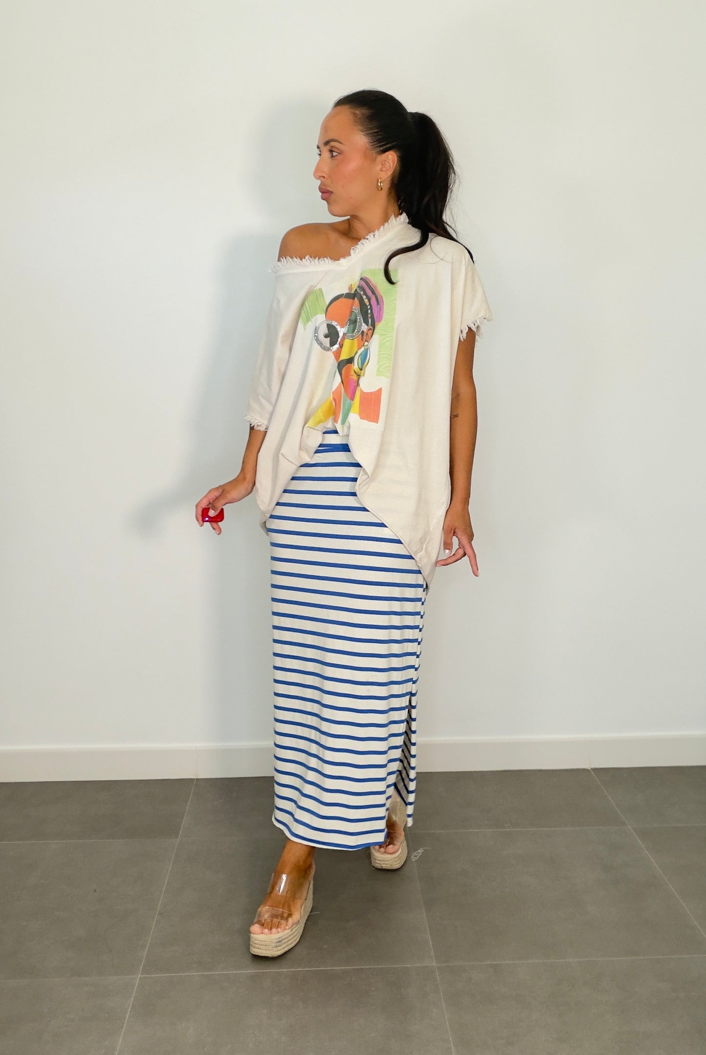 Falda RAYAS LOW COST