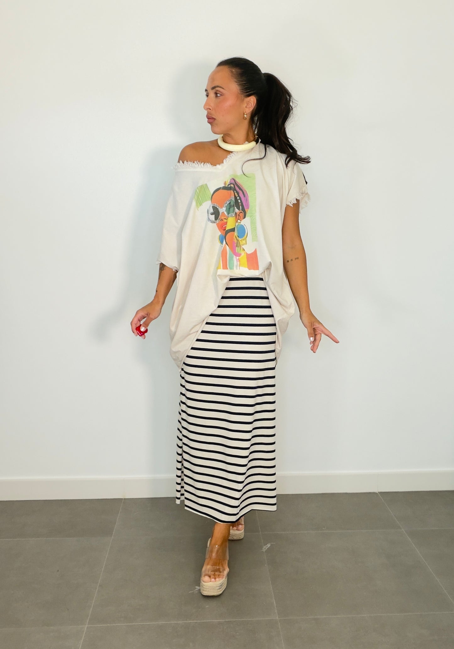 Falda RAYAS LOW COST