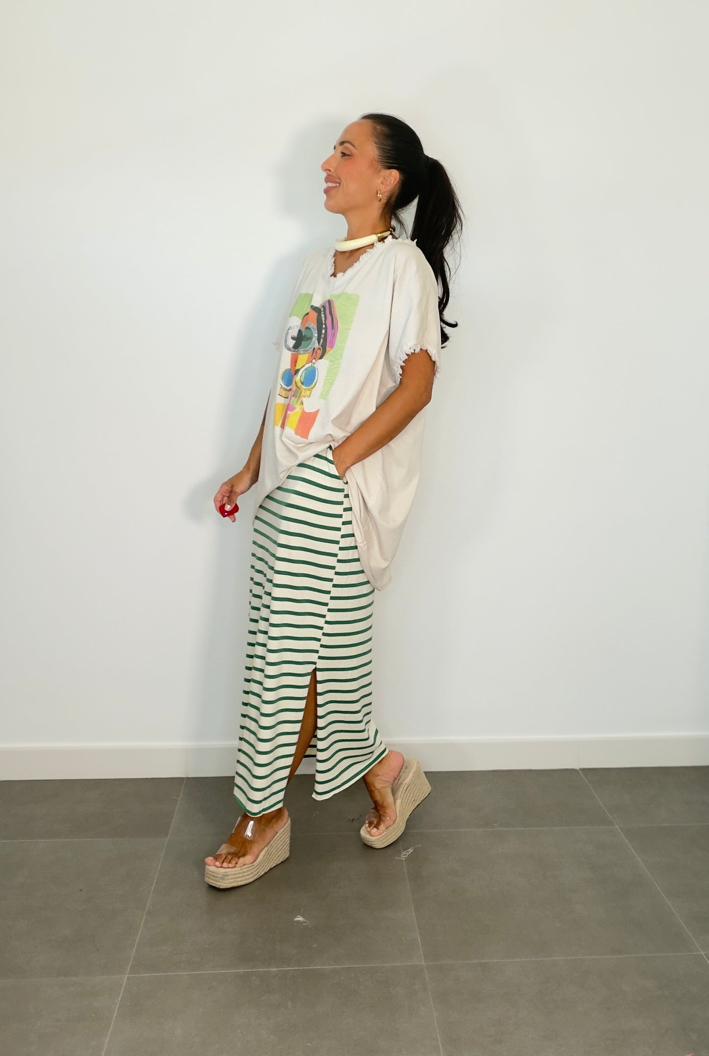 Falda RAYAS LOW COST