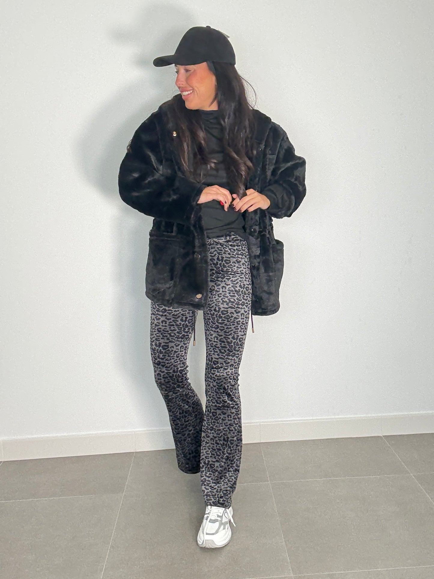 Leggins CAMPANA TERCIOPELO ANIMAL PRINT