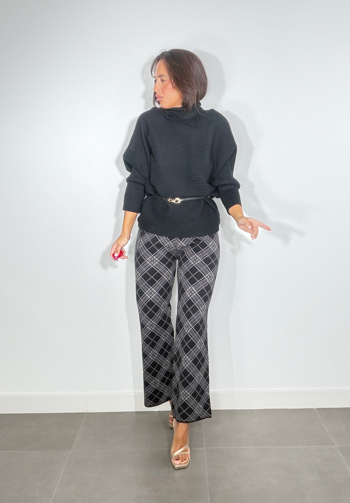 Pantalón PUNTO CUADROS