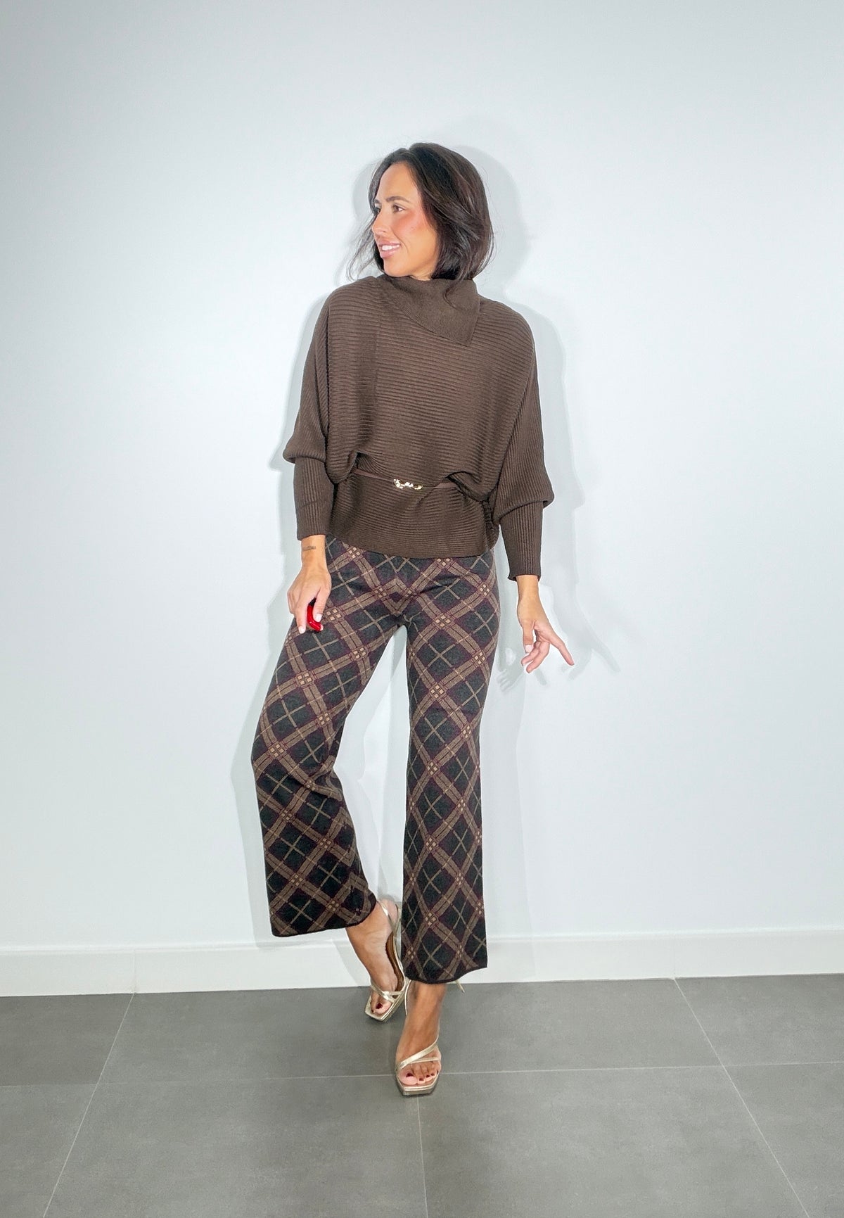 Pantalón PUNTO CUADROS