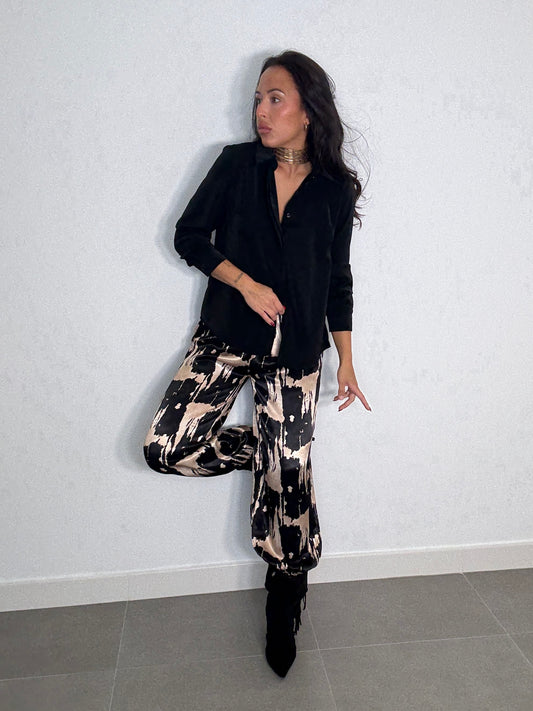 Pantalón BOMBACHO SATINADO ESTAMPADO
