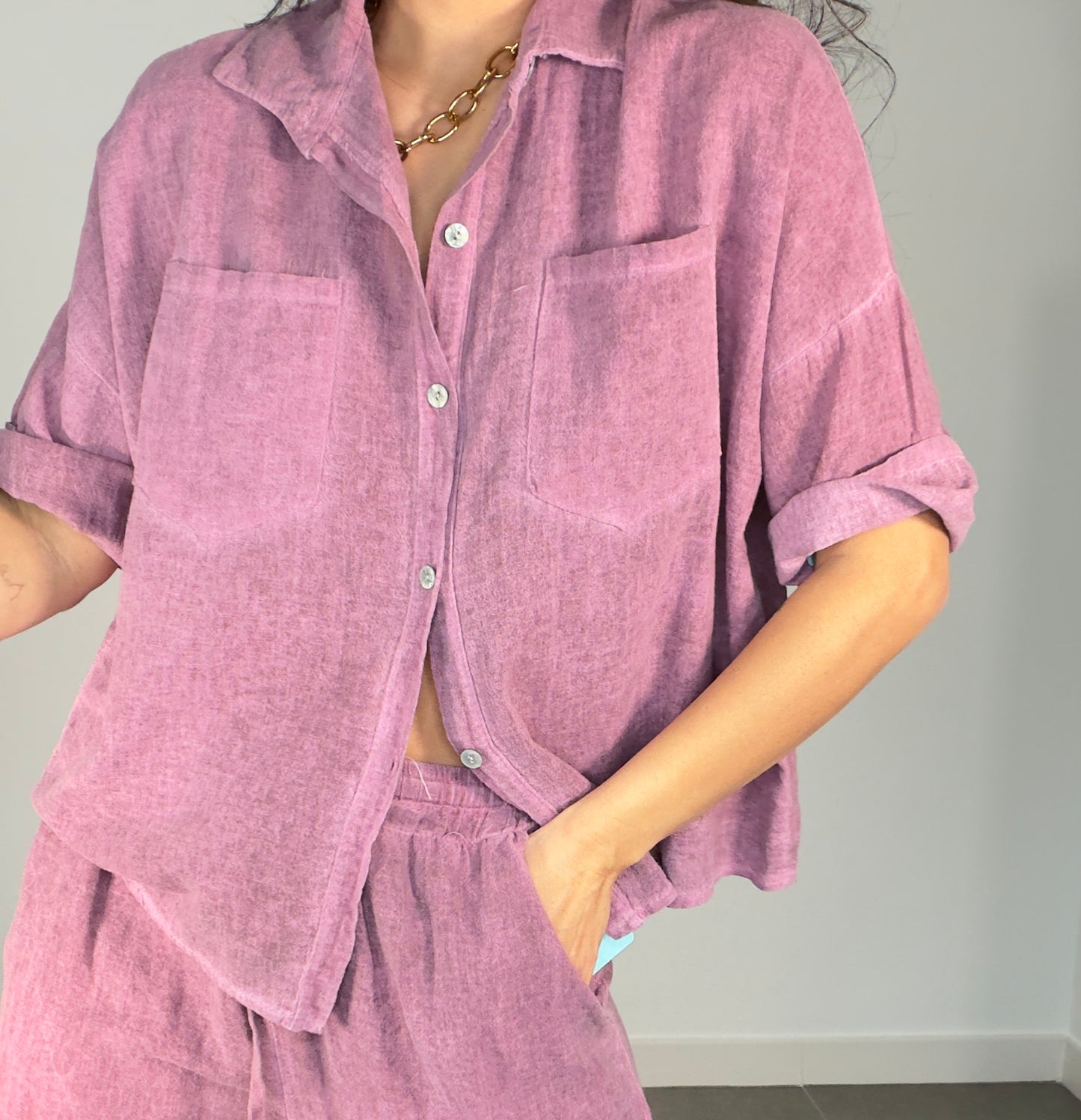 Camisa LINO ALONDRA