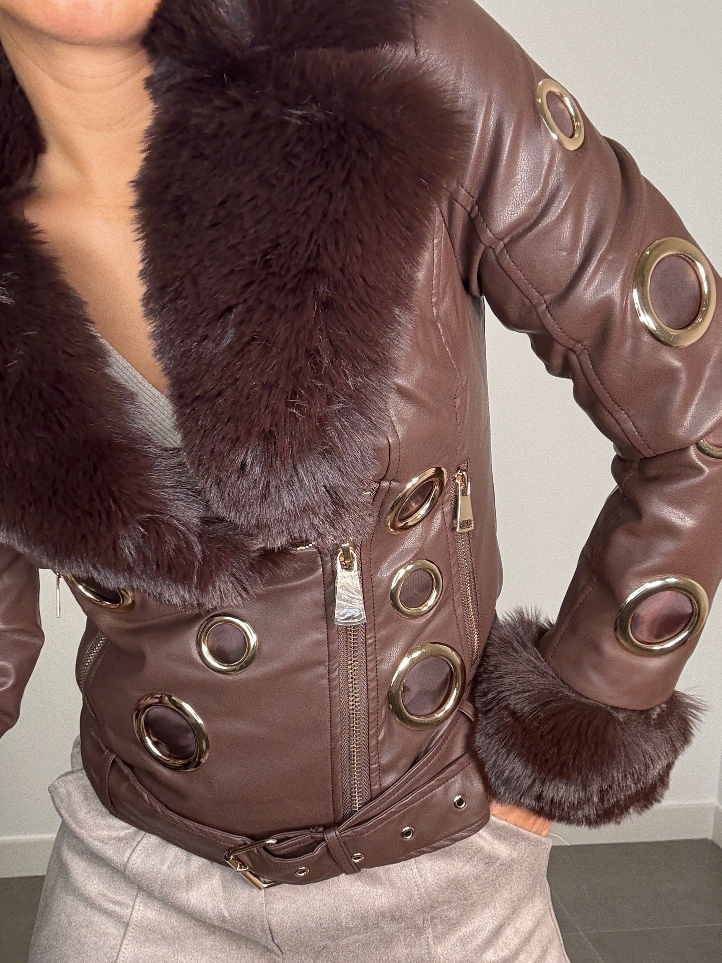 Chaqueta POLIPIEL ARANDELA