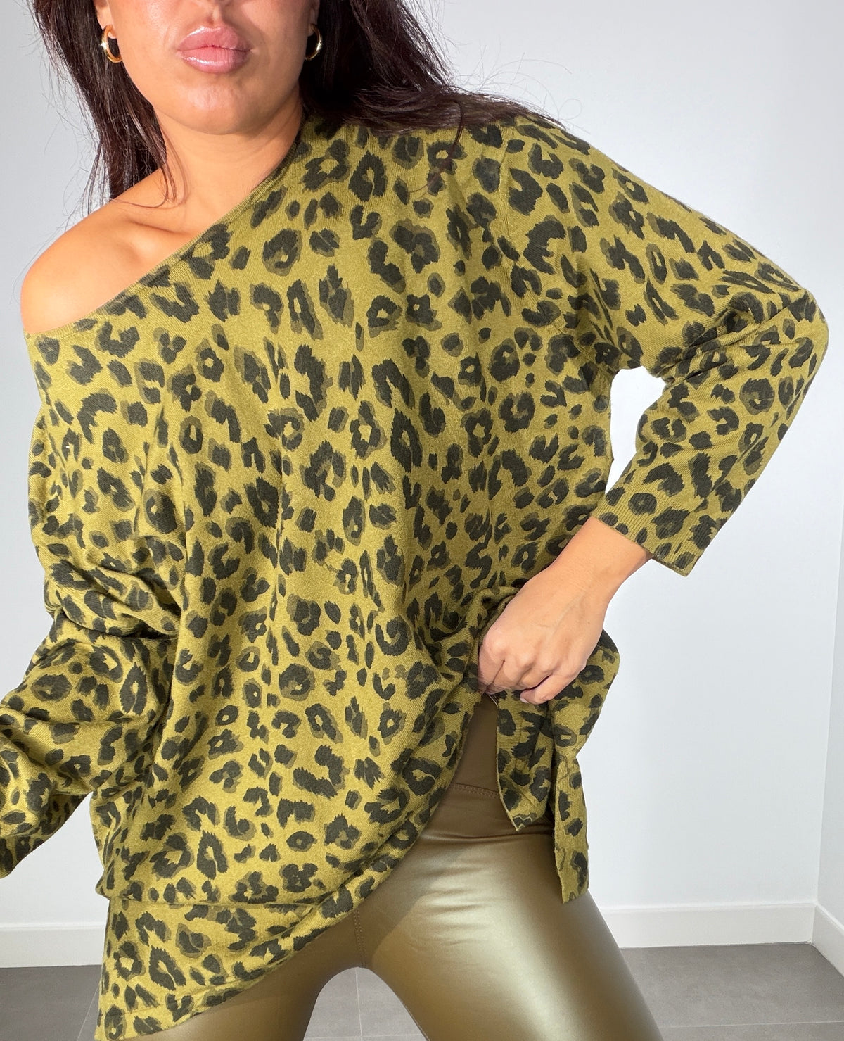 Jersey ANIMAL PRINT OVERSIZE
