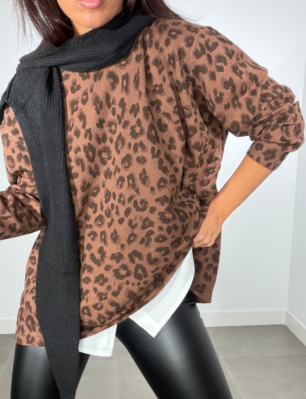 Jersey ANIMAL PRINT OVERSIZE