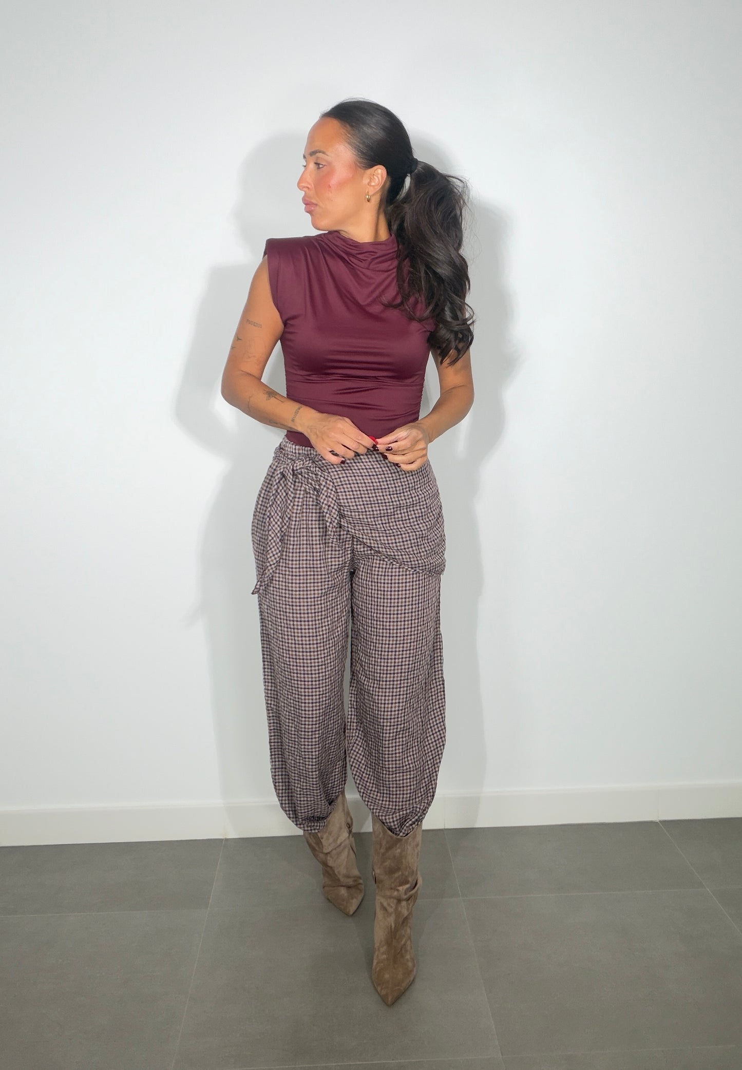 Pantalón BOMBACHO PAÑUELO VICHY