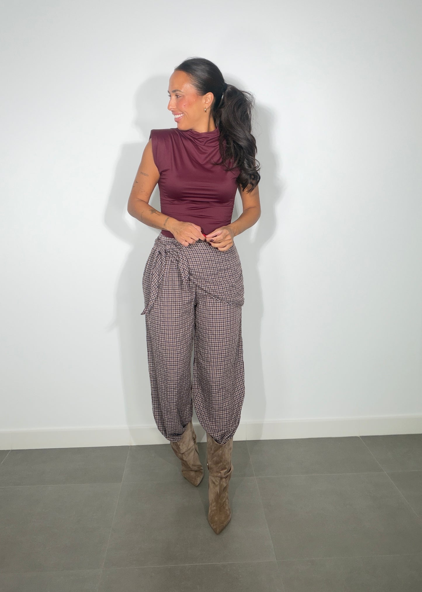 Pantalón BOMBACHO PAÑUELO VICHY