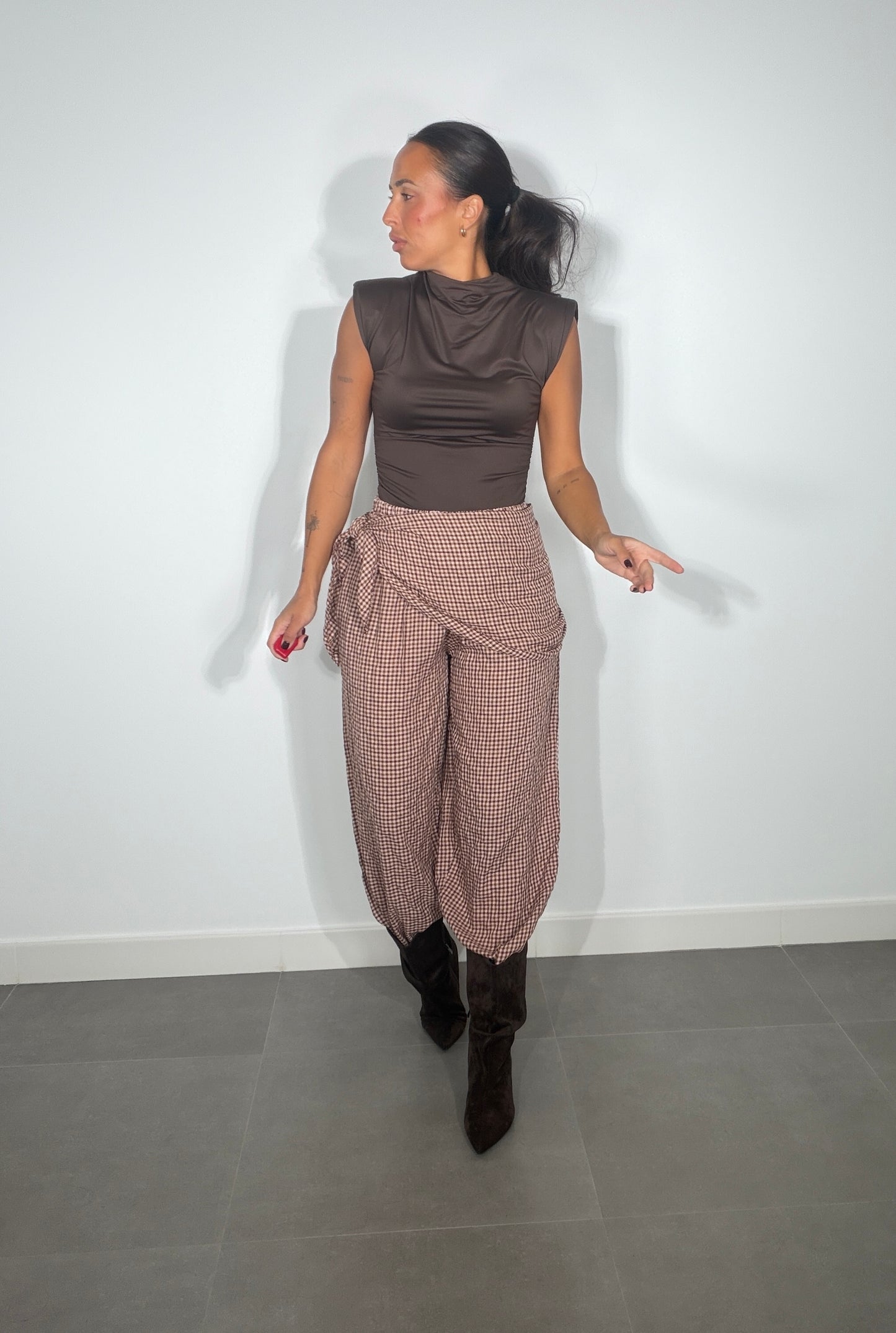 Pantalón BOMBACHO PAÑUELO VICHY