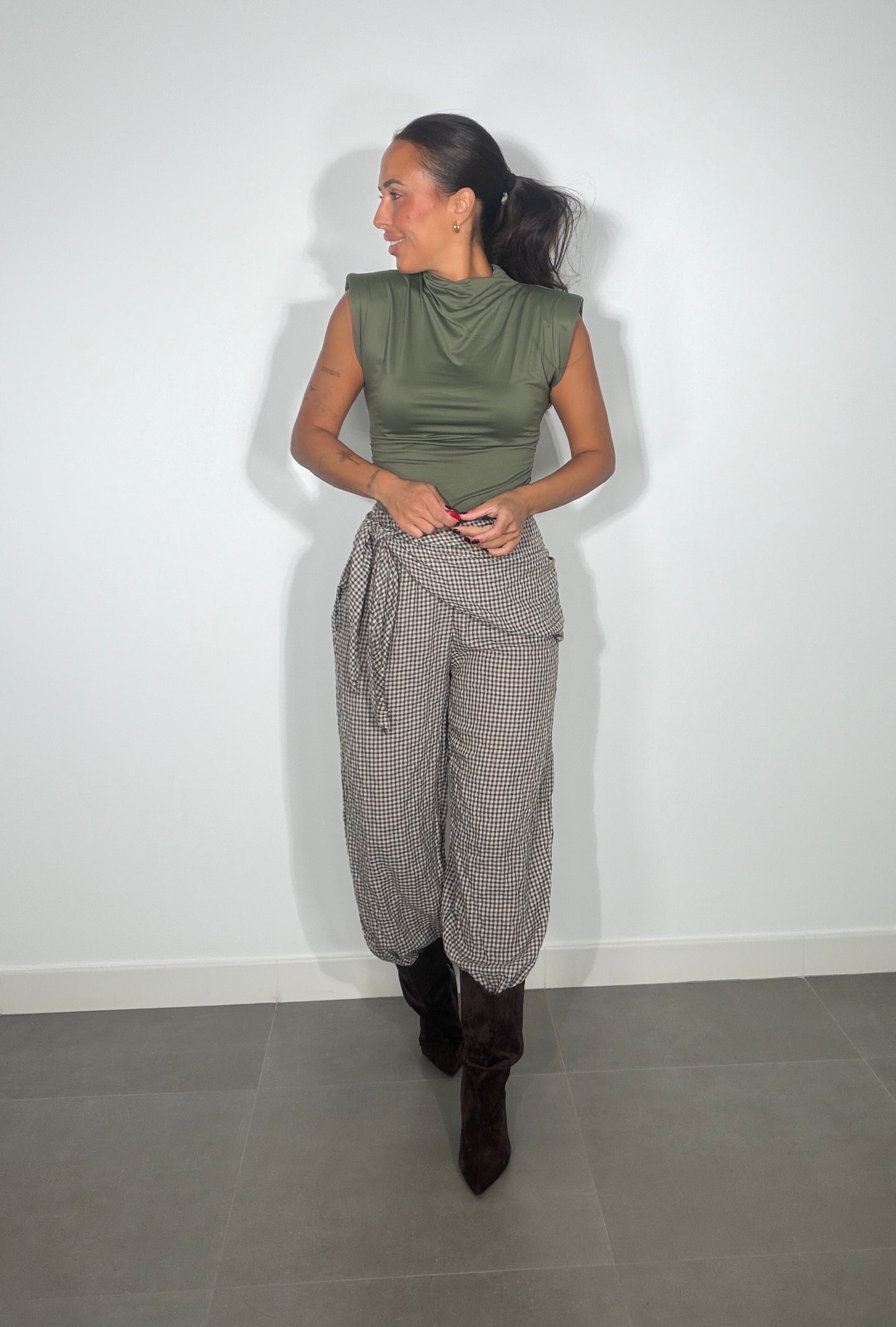 Pantalón BOMBACHO PAÑUELO VICHY