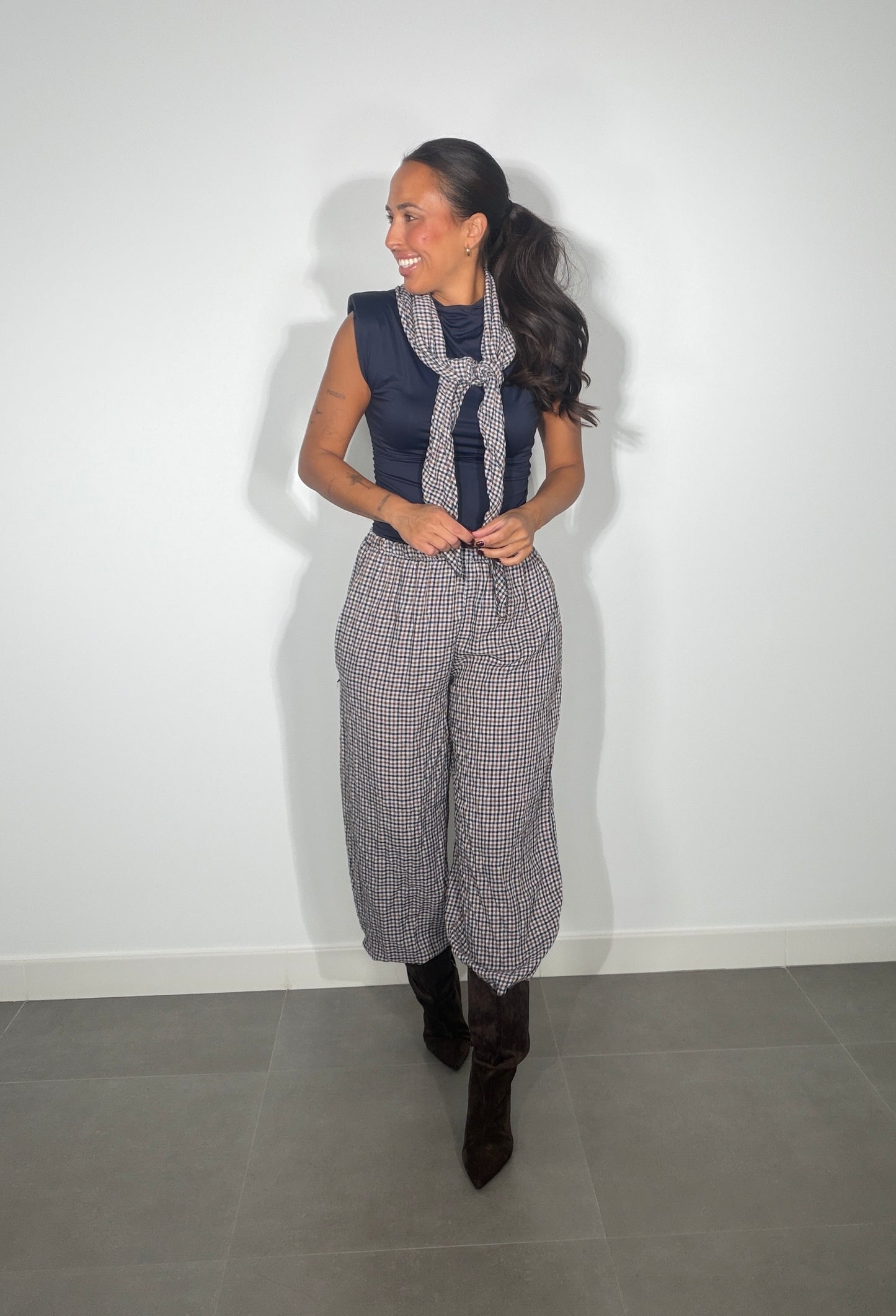 Pantalón BOMBACHO PAÑUELO VICHY