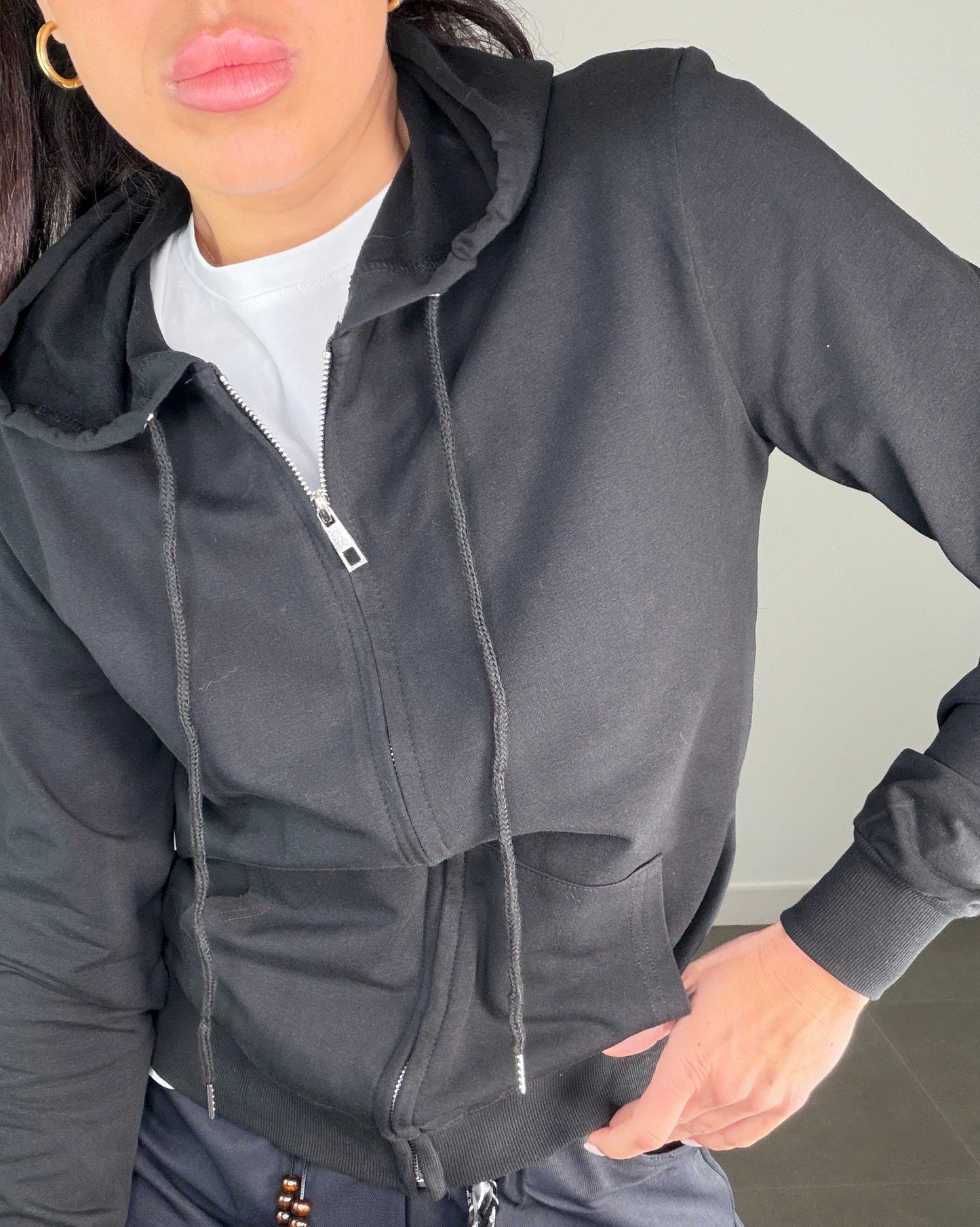 Sudadera LOW COST CAPUCHA