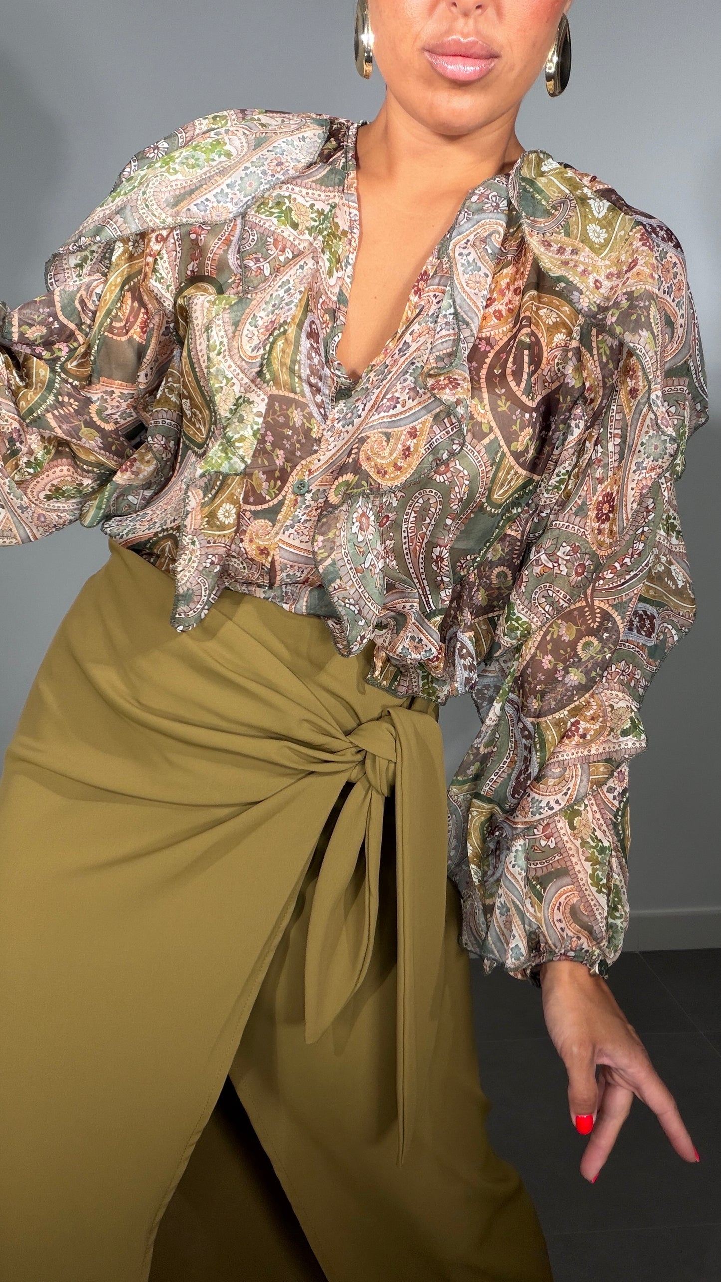 Camisa VOLANTES PURE