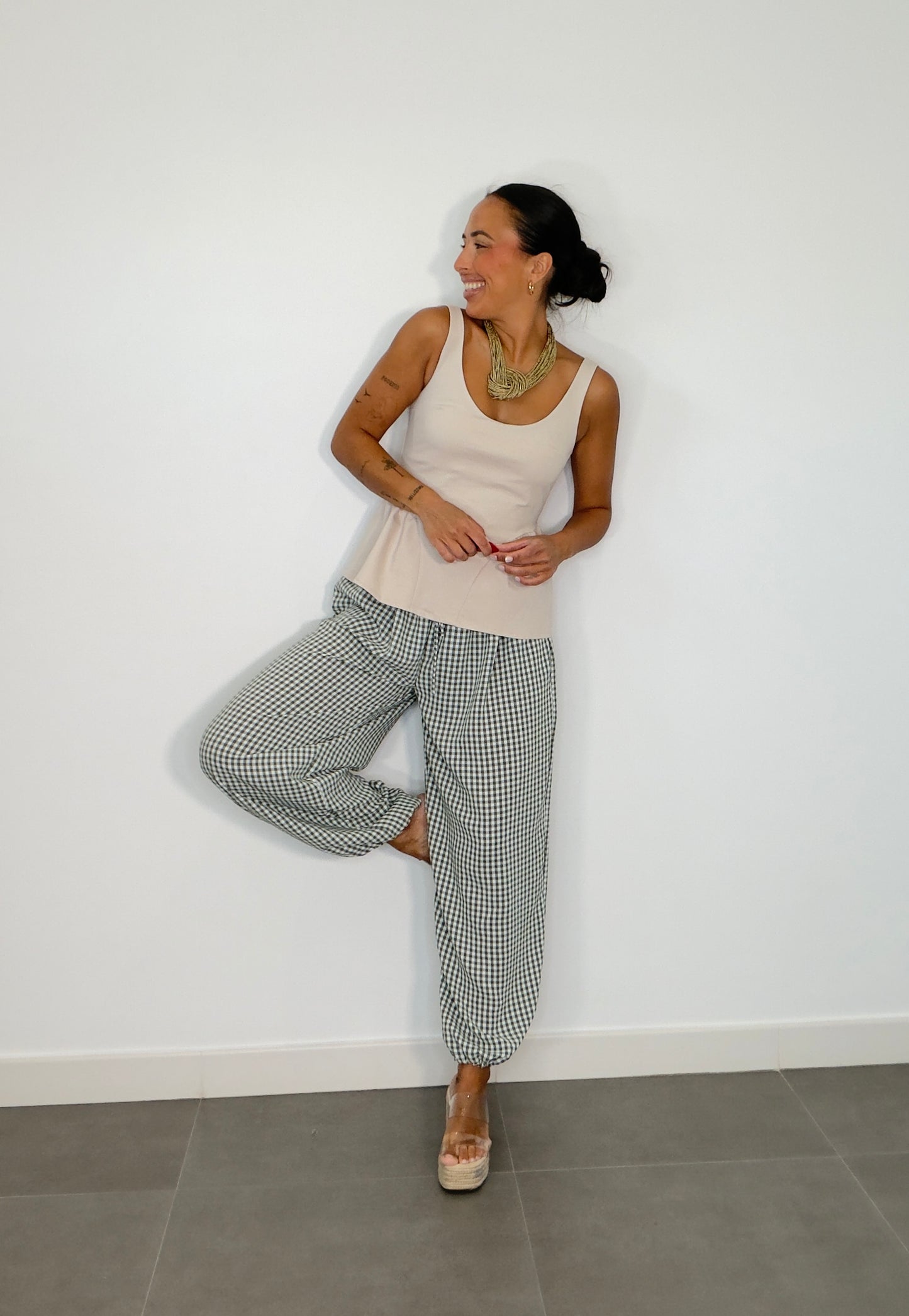 Pantalón VICHY BOMBACHO