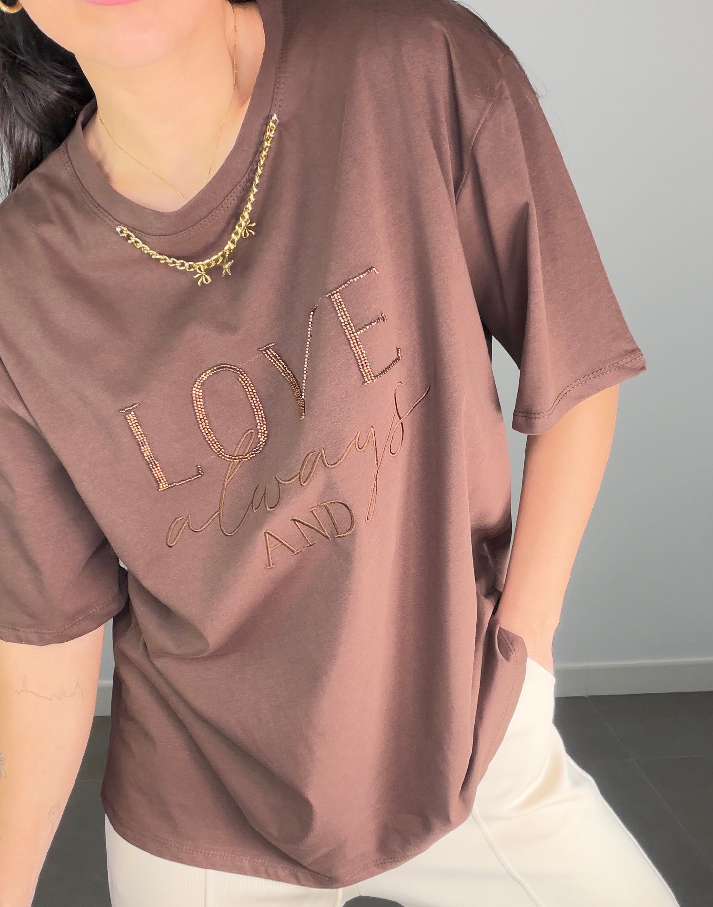 Camiseta LOVE ABALORIOS
