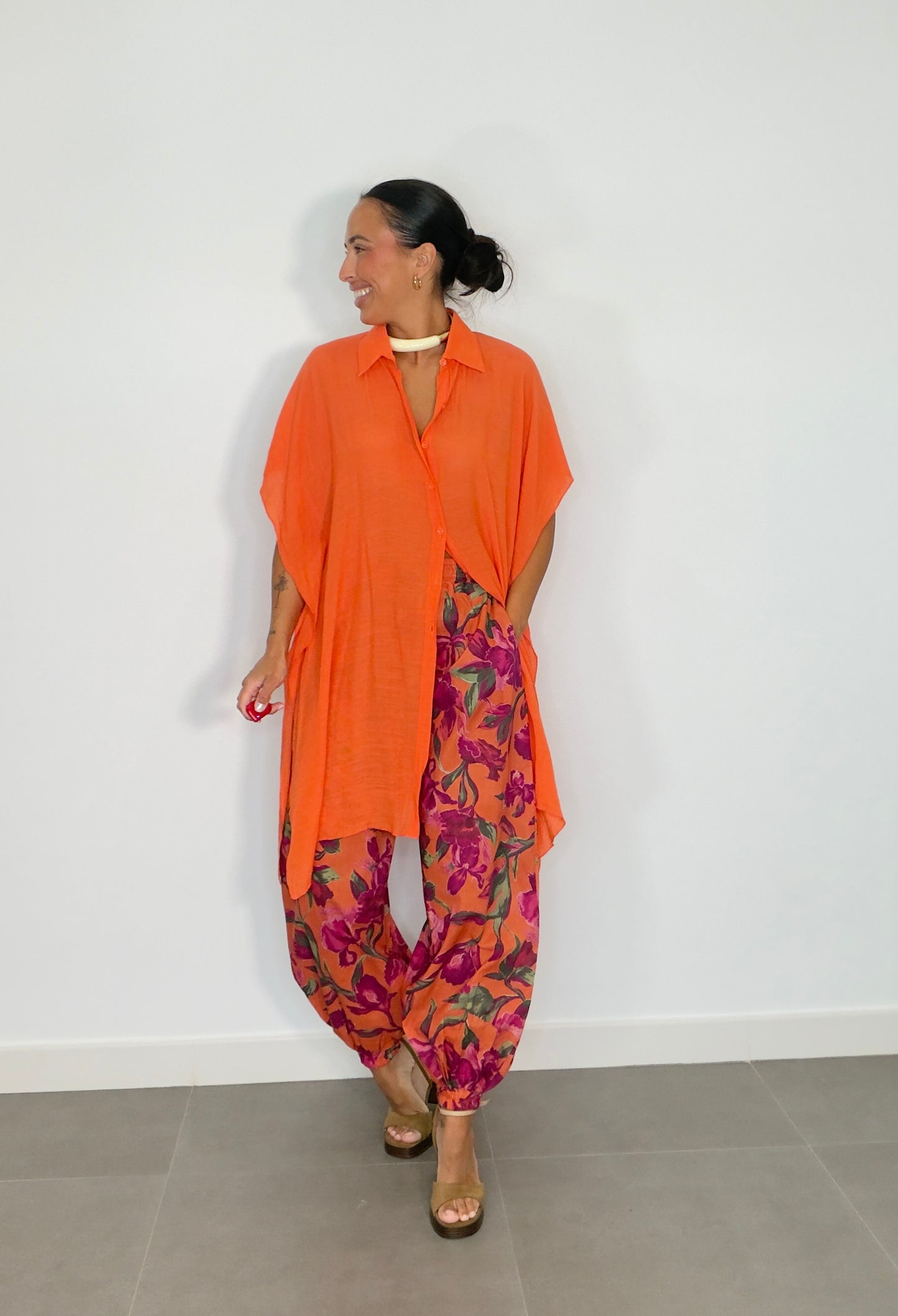 Pantalón BOMBACHO FLORES AROA