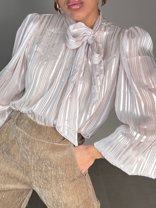 Camisa RAYA METALIZADA