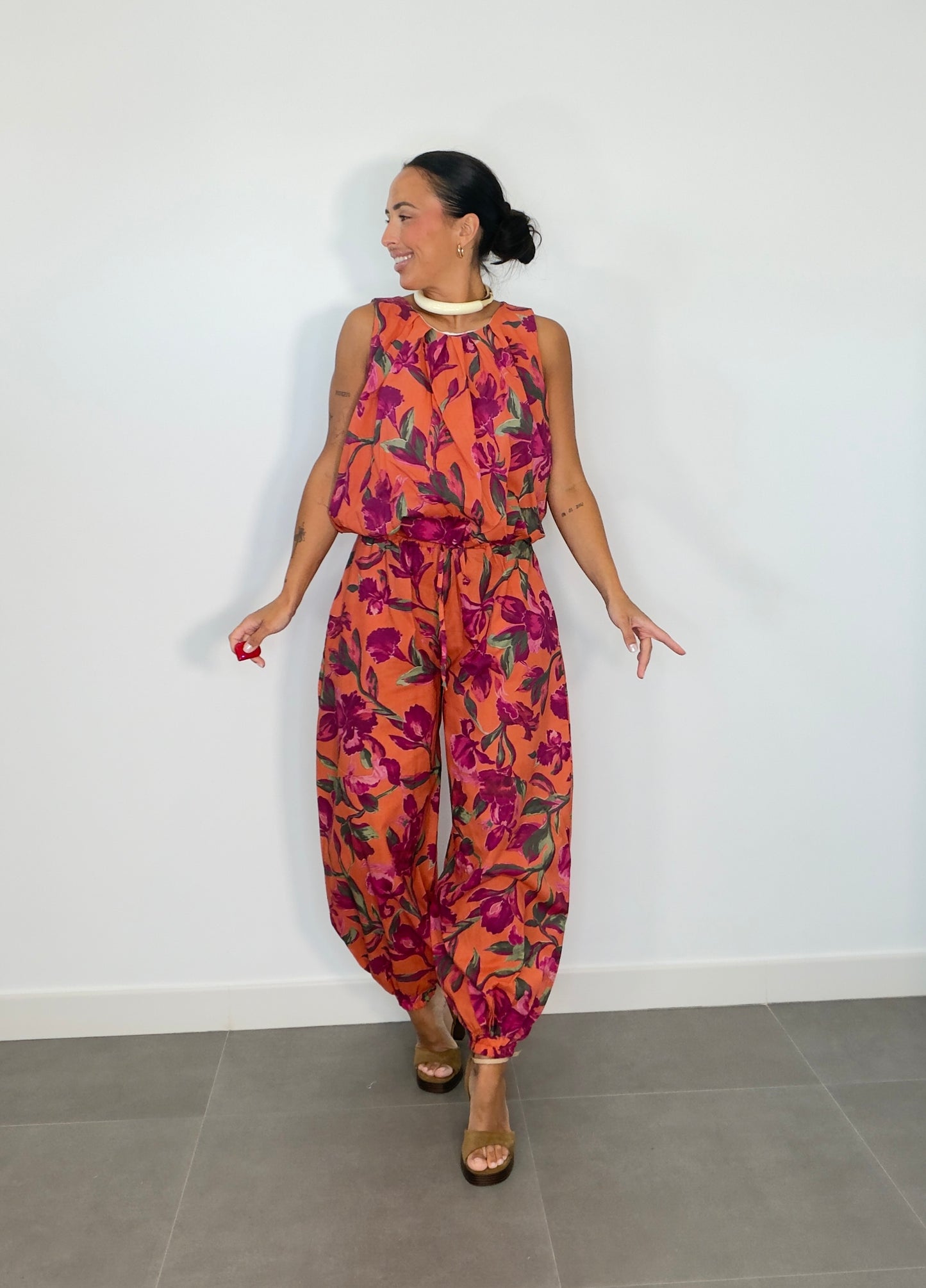 Pantalón BOMBACHO FLORES AROA