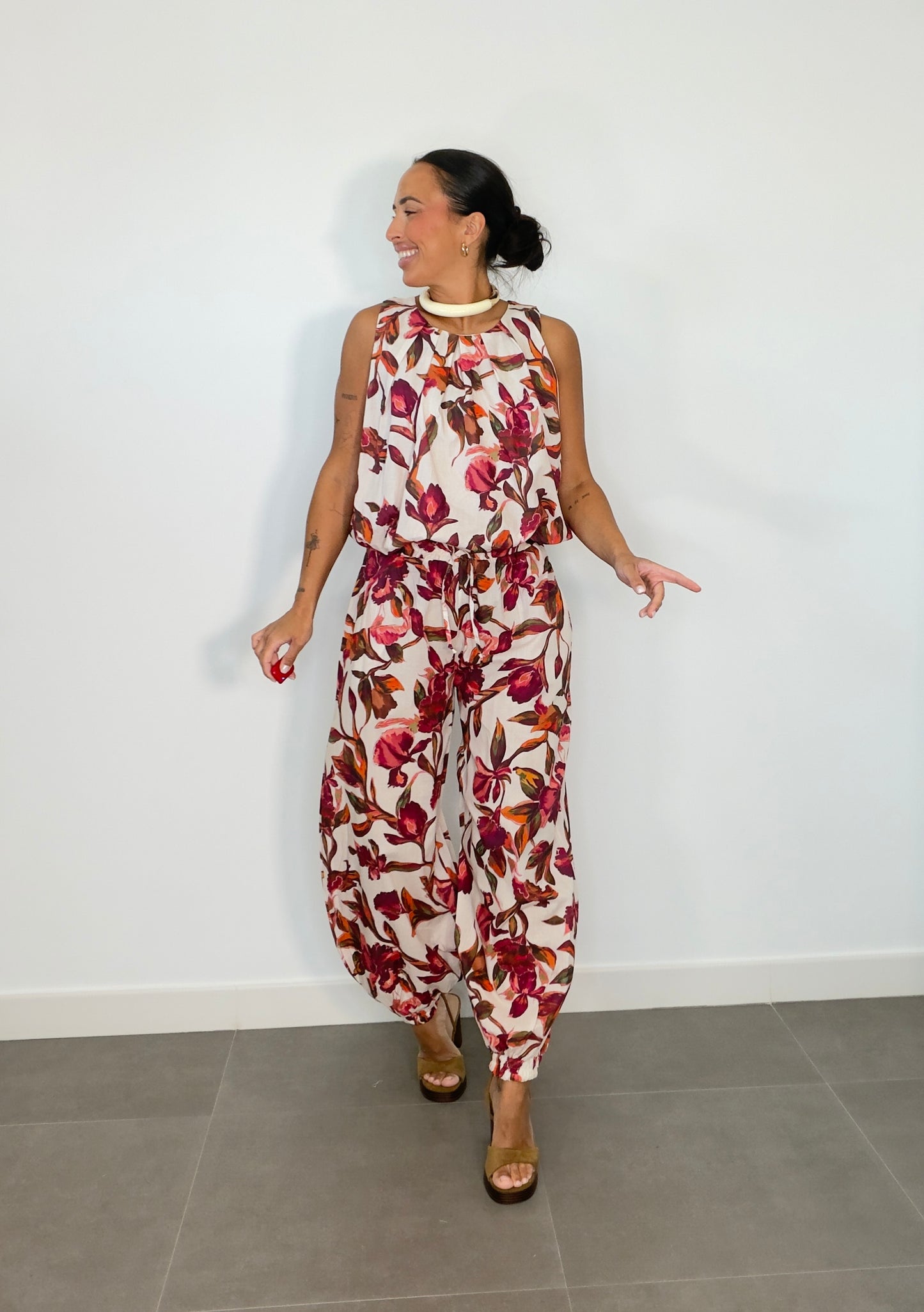 Pantalón BOMBACHO FLORES AROA