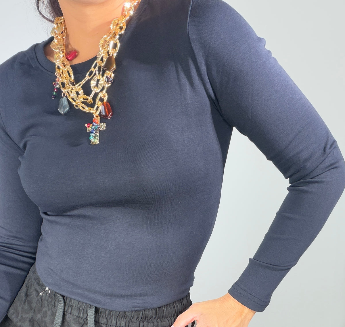Camiseta BASIC CUELLO CAJA